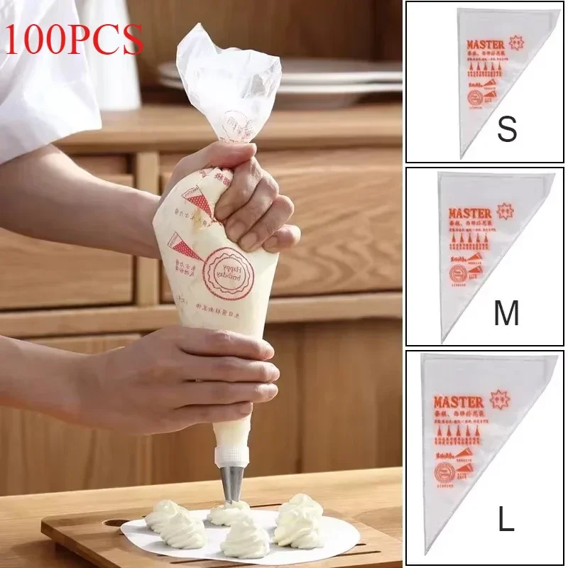 Piping Bag Disposable - 100 шт. одноразовые кондитерские мешки, кондитерский