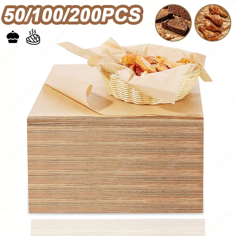 50/100/200 шт. бумага для выпе – обзор и цена Kitchen Baking Paper