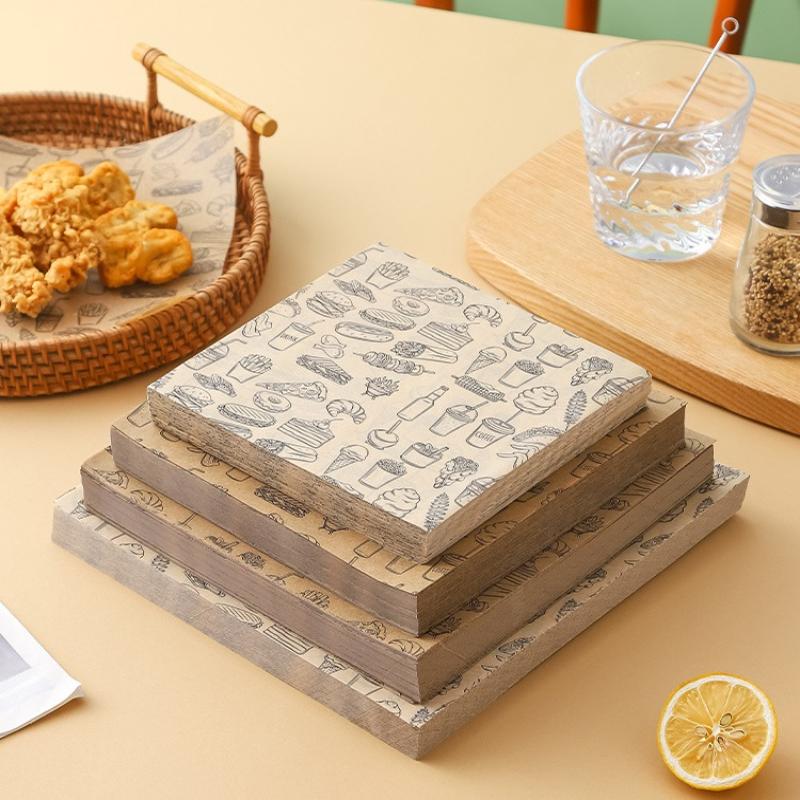 100 шт., маслостойкая обертка  – обзор и цена Kitchen Baking Paper