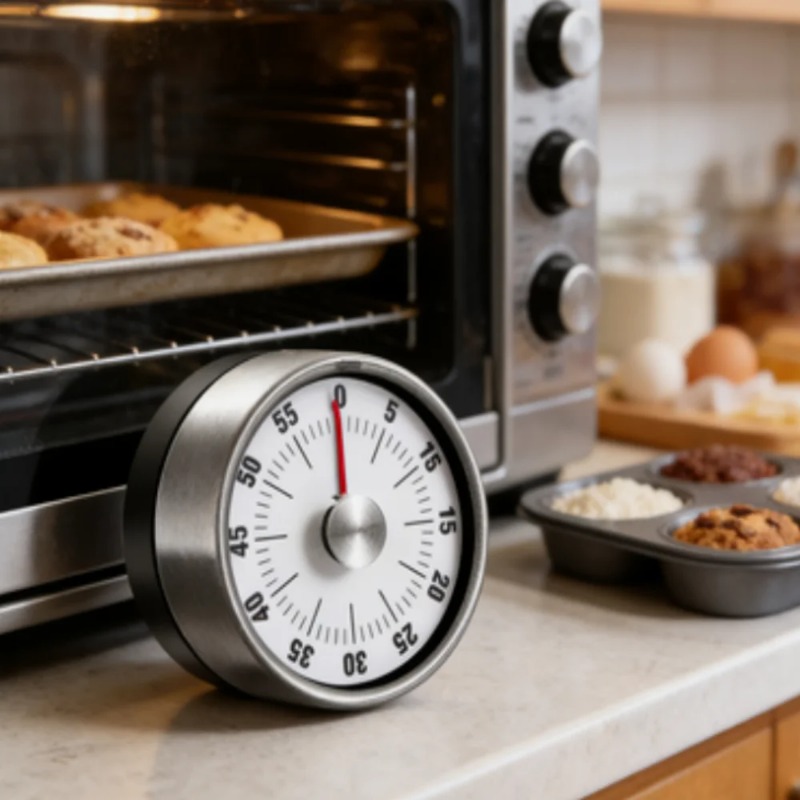 Механический таймер обратного  – обзор и цена Baking Kitchen Hourly