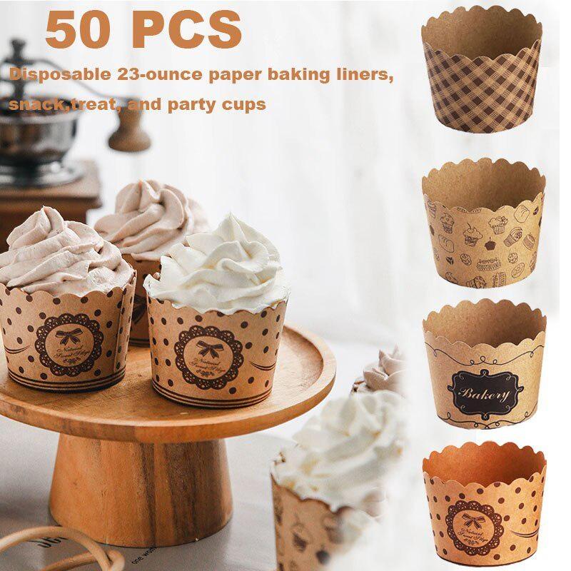 50 шт./упак. бумажные стаканчи – обзор и цена Kitchen Baking Paper